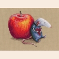 Набор для вышивания нитками РТО "Влюбился мышь однажды" 